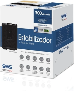Estabilizador SMS 300VA Revolution Speedy Mono 115V-16520