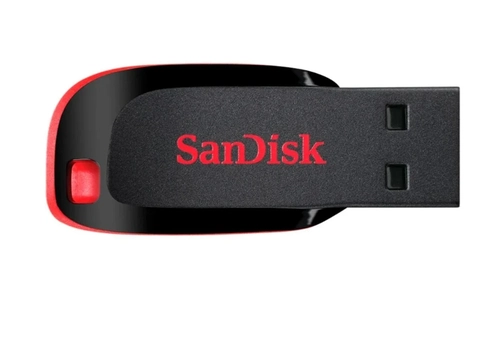 Pen Drive 16GB SanDisk Cruzer Blade, USB 2.0, Preto - SDCZ50-016G-B35