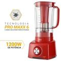 Liquidificador Philco Ph900 Com Filtro 12 Velocidades 3 Litros Vermelho 220v
