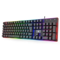 Teclado Gamer Mecânico Redragon Ratri RGB Preto Switch Marrom - K595rgb-pt-brown