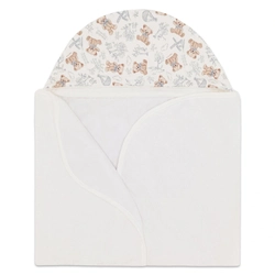 Toalha Capuz Forrada Suedine, Atoalhado e Fralda Masculina – Urso Provençal