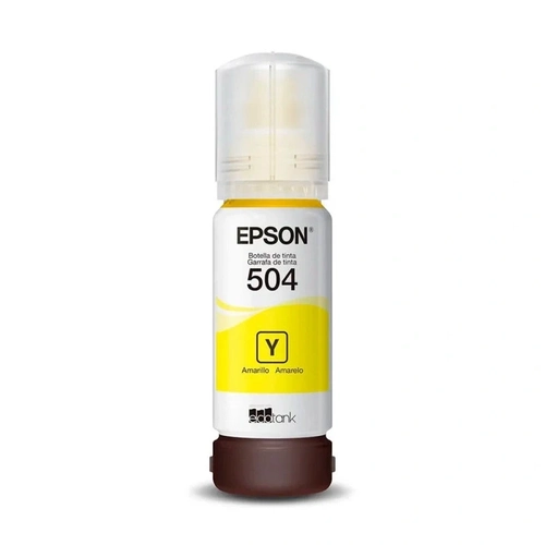 Refil De Tinta Epson T504 Amarelo 6k - T504422-br