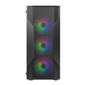 Gabinete Gamer Cougar MX110 RGB, Mid-Tower, Janela Lateral, 4 Fans RGB, Preto + Fonte Atlas 650W Bronze - 392BD20.0002