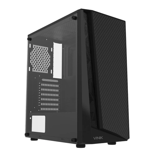 Gabinete Gamer Indux Preto Lateral Vidro - Vinik - GIVTBK
