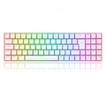 Teclado Mecanico Redragon Zed Pro Lunar White RGB Switch Marrom - K627P-WNS-W PT-BROWN