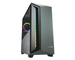 Gabinete Gamer Cougar DarkBlader X7 Midnight Green, Mid Tower, Vidro Temperado, 1x Fan - 385UM30-0005