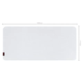 Mouse Pad Desk Mat Pcyes Exclusive Branco 800x400 Pcyes - Pmpexw