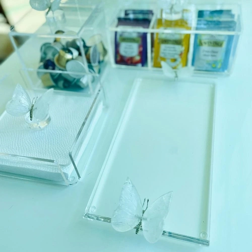 Caixa Chá Borboleta Quartzo