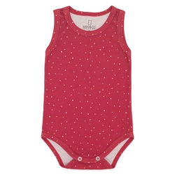 Body Regata Vermelho Avulso Suedine Feminino - Cogumelos