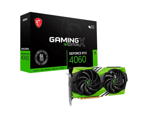 Placa de Vídeo MSI GeForce RTX 4060 Gaming X NVídia Edition, 8GB, GDDR6 - 912-V516-033