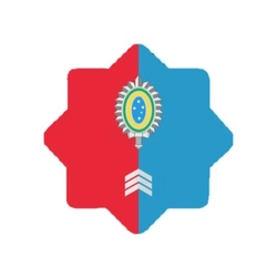 Brevê (Distintivo) de Metal Militar da Reserva 3º Sargento EB