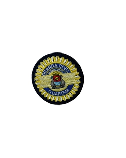 Logo Bordada Colorida- Guarda Civil Guarujá