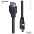 Cabo Usb Tipo c para Extensor Usb a Fêmea V3.2 Gen1 5gbps 2 Metros - C32uaf-2
