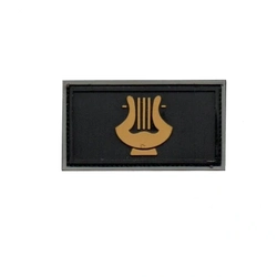 Divisa de Gola Músico Lira PM (Emborrachado)