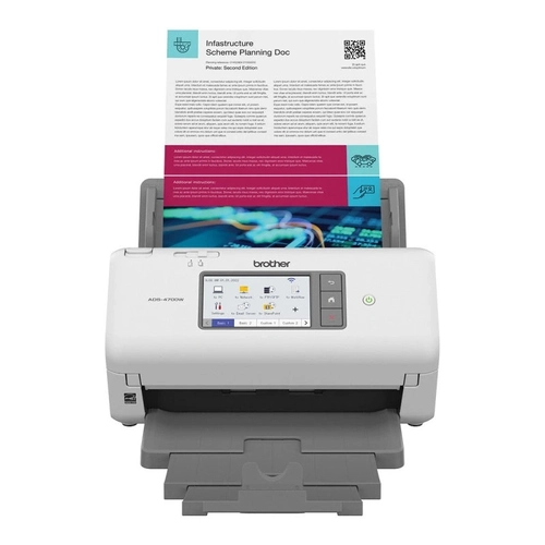 Scanner Brother A4 Duplex Wireless 40ppm - Ads4700w