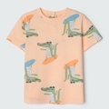 Camiseta Manga Curta Estampada Crocodilo Hering - Masculino