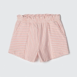 Shorts Clochard Listras Vermelho Hering - Feminino