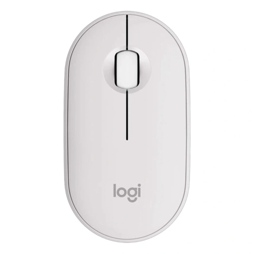 Mouse Logitech Pebble Mouse 2 M350s Branco - 910-007047