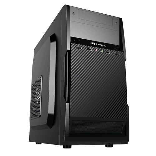 Gabinete C3Tech com Fonte 200W, Micro-ATX, Preto, MT-25V2BK
