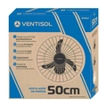 Ventilador De Parede Ventisol Oscilante 50cm Aço Preto Bivolt