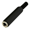 Conector Femea Jack J2 Stereo Plastico