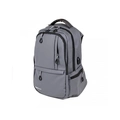 Mochila Kross Elegance Fashion Notebook 15,6" Saida Usb Cinza KE-BP