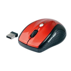 Mouse Wireless C3TECH sem Fio 2.4Ghz Óptico Vermelho - M-W012 RD