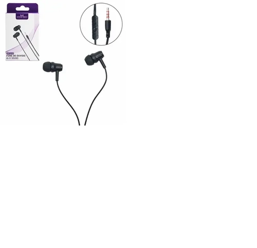 FONE DE OUVIDO COM FIO MOD EPP-047P PRETO MAKETECH