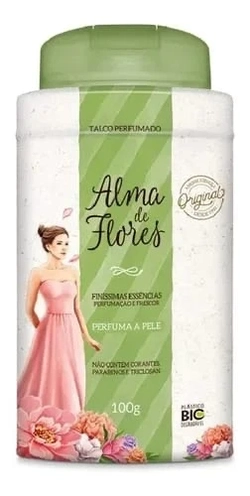 Talco Perfumado Alma De Flores 100g