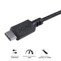 Cabo Usb-C Tipo-C Para USB-A 3.0 Pcyes 1 Metro Preto - P3UACP-1
