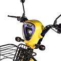 Mini Bike Eletrica Wehawk Basket Hw500 500w Bat 48v 12ah Yellow