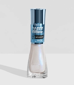 Esmalte Dailus Top Chrome – Efeito Pó Cromado – Blue Top 8ml