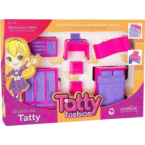 Mini Quarto de Boneca Tatty Fashion 155 - Mielle
