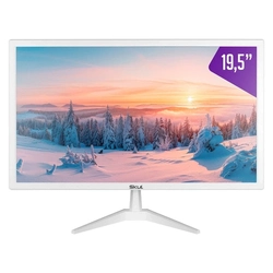 Monitor 19,5 Skul Office Led 5ms Hdmi/vga Branco - Sm1955msyw