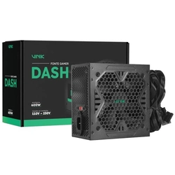 FONTE GAMER VINIK DASH 600W PRETO - VFG600WPV3