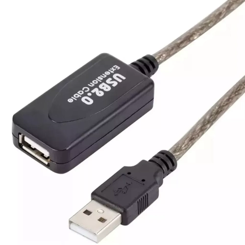 CABO EXTENSOR USB 2.0 MACHO x FÊMEA 10M COM FILTRO - STORM