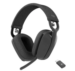 Headset Logitech Zone Vibe Wireless Bluetooth 5.2 Grafite - 981-001156