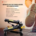 Mini Stepper Simulador de Caminhada para Exercício de Pernas Fitness Relaxshop