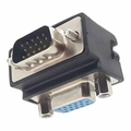 Adaptador Vga Emenda Macho P/ Vga Fêmea 90° Ref:03122