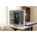 Gabinete Gamer Fortrek Clarity Full Glass Aquário Branco
