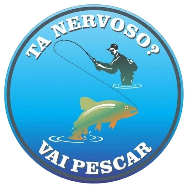 Adesivo Ta Nervoso? Vai Pescar
