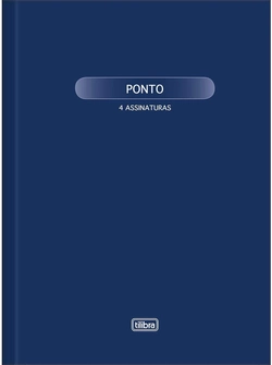 Livro Ponto, 100 Folhas, 218mm x 319mm - Tilibra