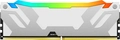 Memória Kingston Fury Renegade White RGB XMP 32GB 6400MT/s DDR5 CL32 -39 1.4V XMP- KF564C32RWA-32