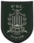 Brasão emborrachado 6º BPM/I