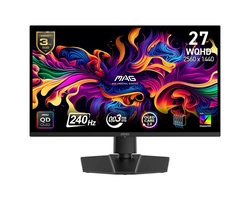 Monitor Gamer MSI MAG 271QP QD-OLED, 26.5'', WQHD, 240Hz, 0.03ms - 9S6-3CD89T-026