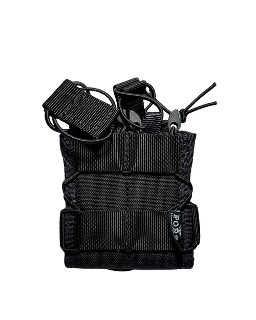 Porta Carregador Fast Duplo Preto- Para Pistola
