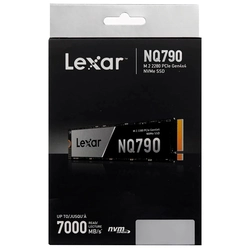 SSD Lexar NQ790, 1TB, M.2 2280, PCIe NVMe, Leitura 7000MB/s, Gravacao 6000MB/s, LNQ790X001T-RNNNG