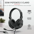 Headset Trust Over-ear Usb Pc 40mm Ozo  - 24132