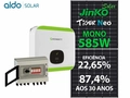Gerador De Energia Solar Growatt Sem Estrutura Growatt Gf 4,68kwp Jinko Tiger Neo Mono 585w Min 5kw 2mppt Mono 220v