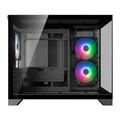 Gabinete Gamer Cougar FV150 RGB Mini, Lateral e Frente em Vidro Temperado, Preto - 382QA60.0001